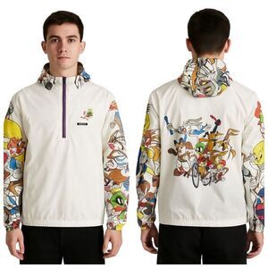 Vintage Looney Tunes Members Only jacket men’s size Med .
